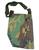 Woodland camo gas mask bag with stud fastening